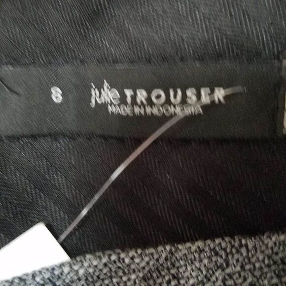NWT Loft Tweed Linen Blend Julie Trouser Size 8 - Picture 2 of 12